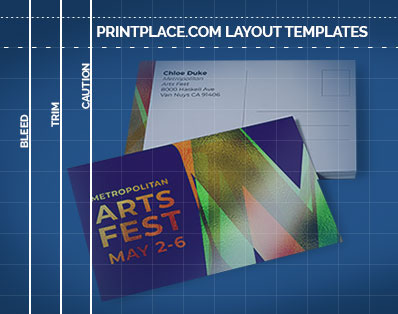Metallic Postcard Printing